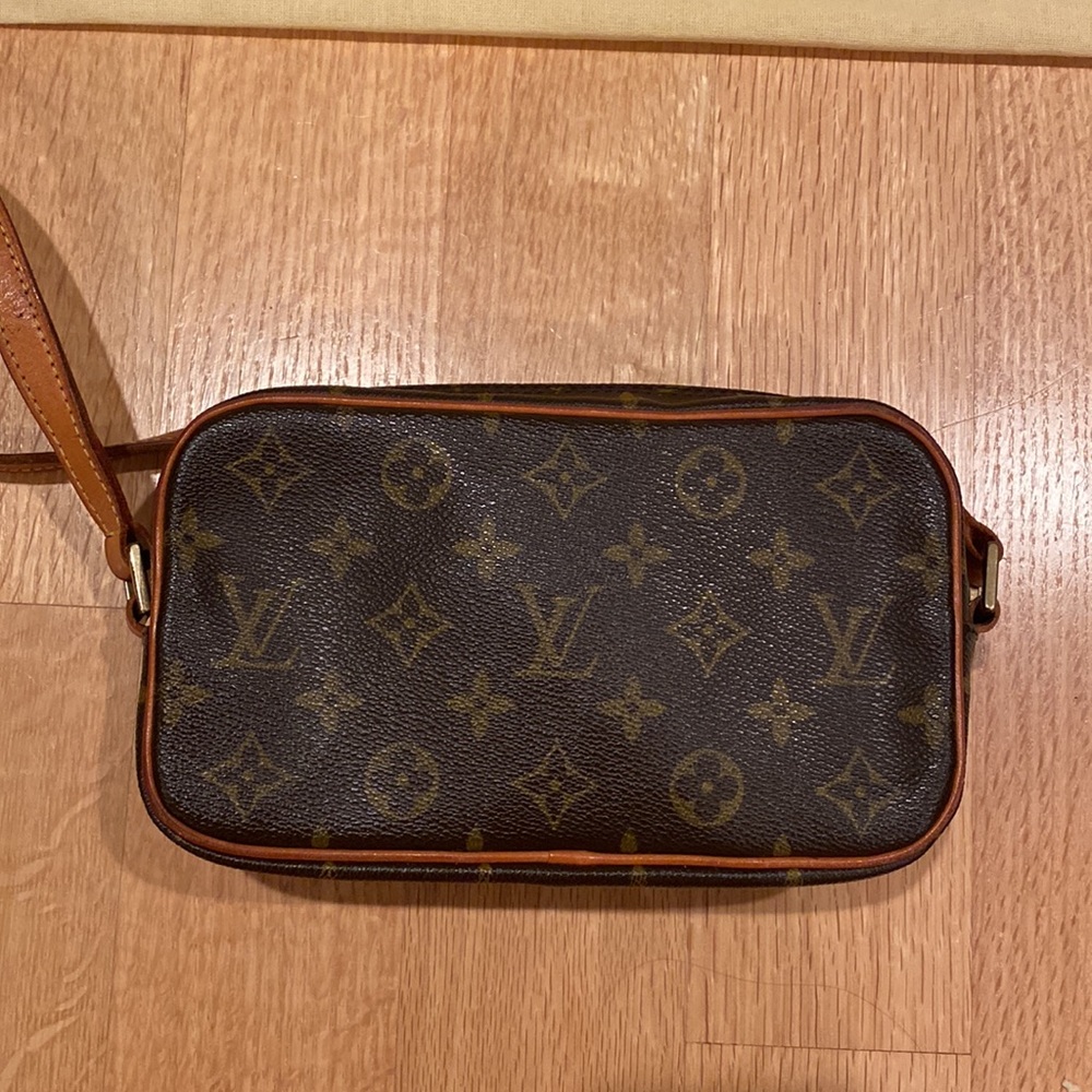 Authentic Louis Vuitton Pochette Cite Monogram Bag Purse Y2K Shoulder Bag Brown - Picture 13 of 17